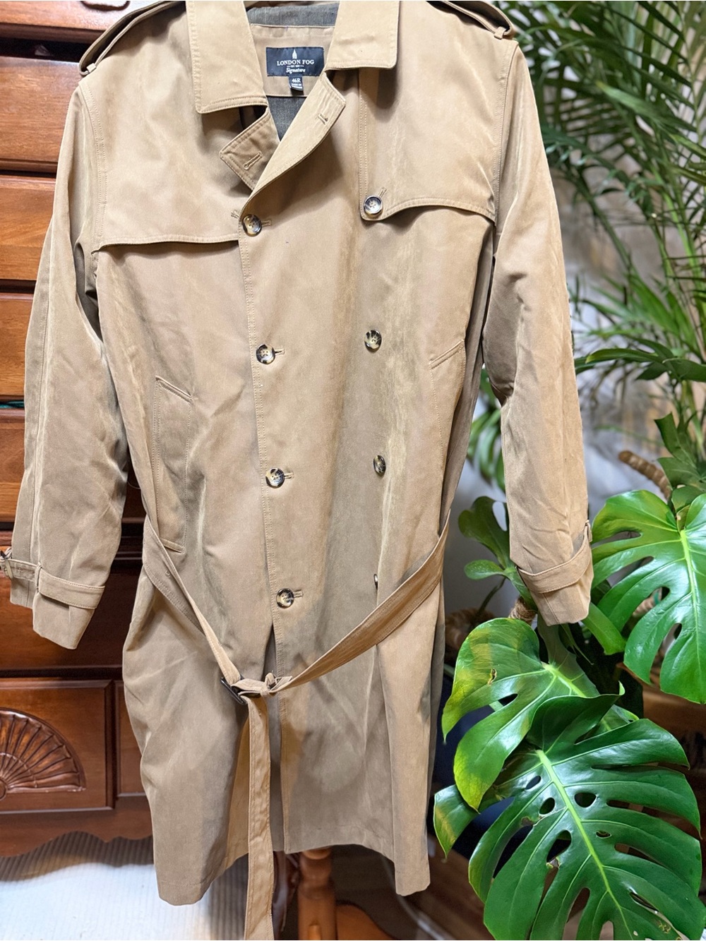 London fog trench coat